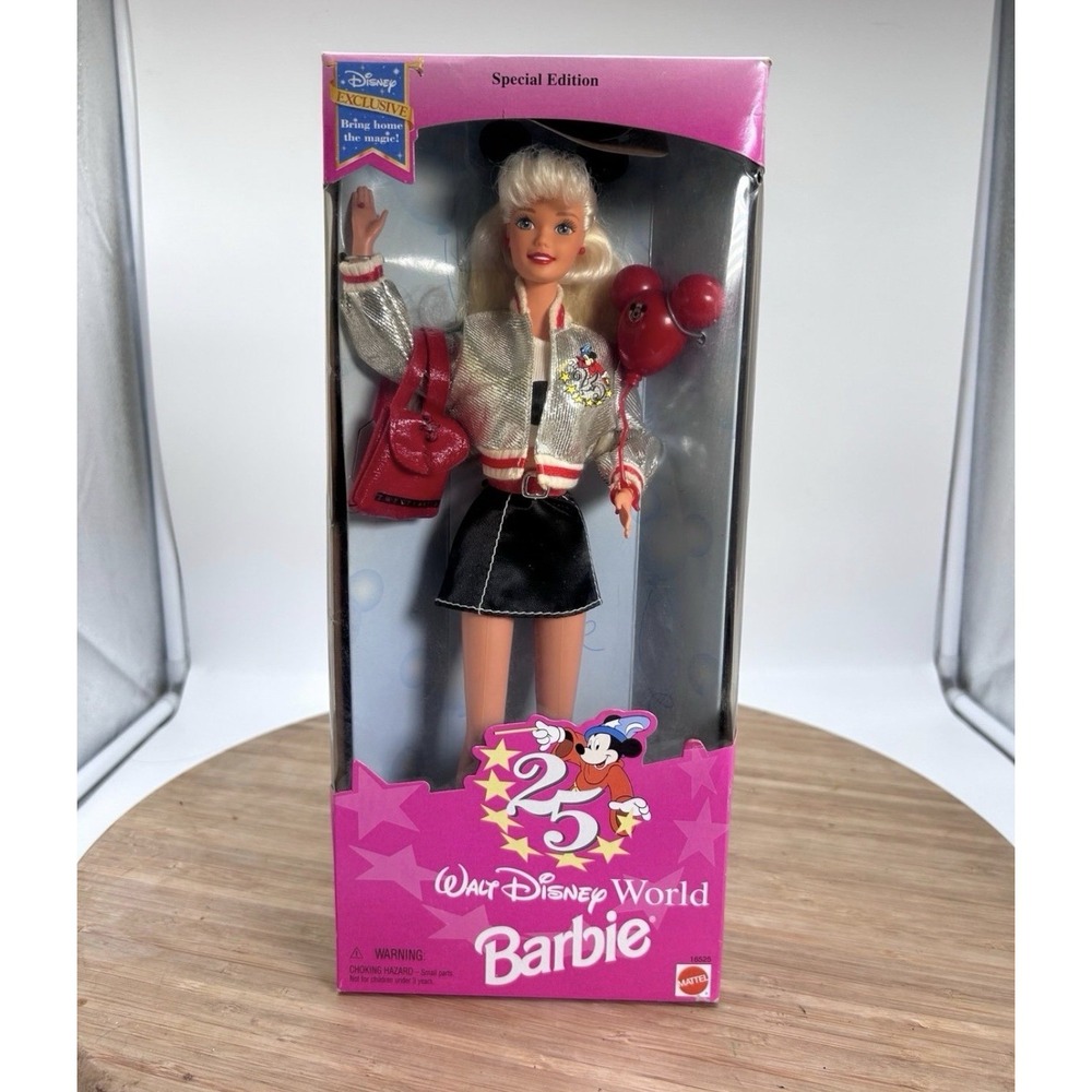 NEW Vintage 1996 WALT DISNEY WORLD BARBIE 25th Anniversary Special Edition#16525